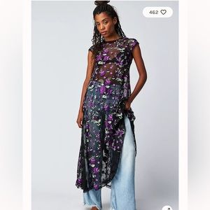 Free people Sky Bright Midi Dress